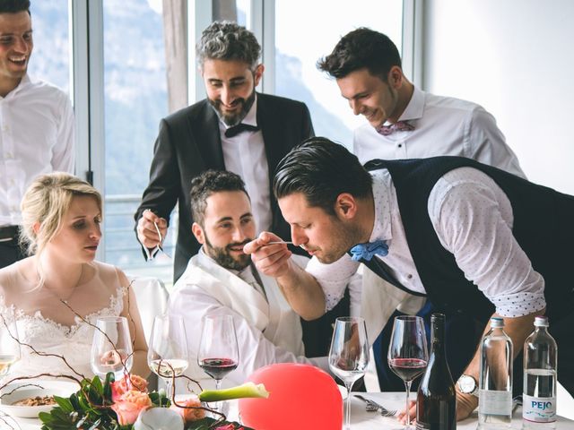 Il matrimonio di Oscar e Silvia a Malcesine, Verona 299