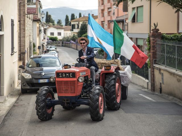 Il matrimonio di Luca e Clara a Lajatico, Pisa 17