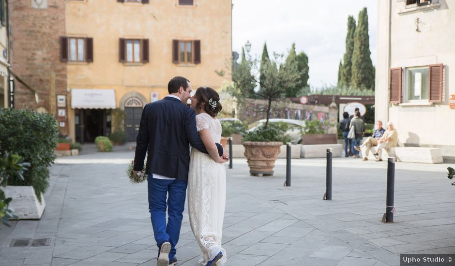 Il matrimonio di Luca e Clara a Lajatico, Pisa