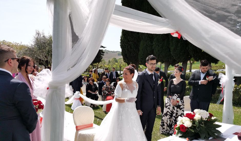 Il matrimonio di Fabio e Sabrina a Monterado, Ancona