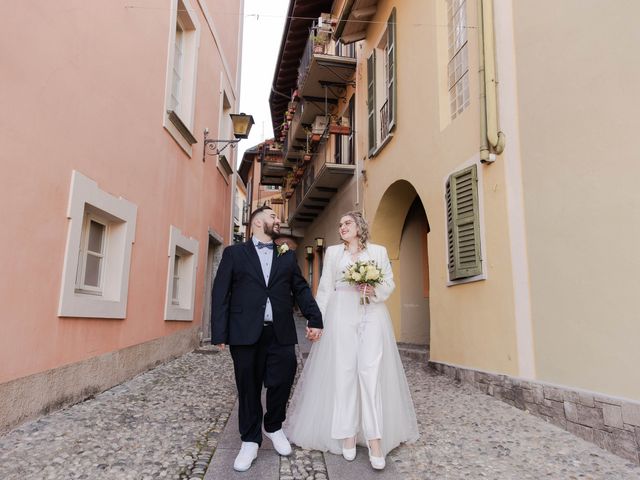 Il matrimonio di Davide e Fiammetta a Cannero Riviera, Verbania 20