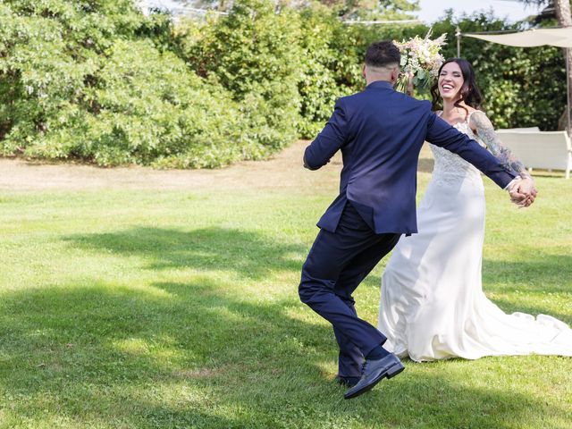 Il matrimonio di francesco e greta a Lurago Marinone, Como 36