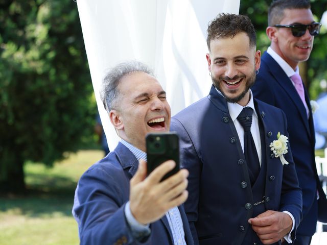 Il matrimonio di francesco e greta a Lurago Marinone, Como 69