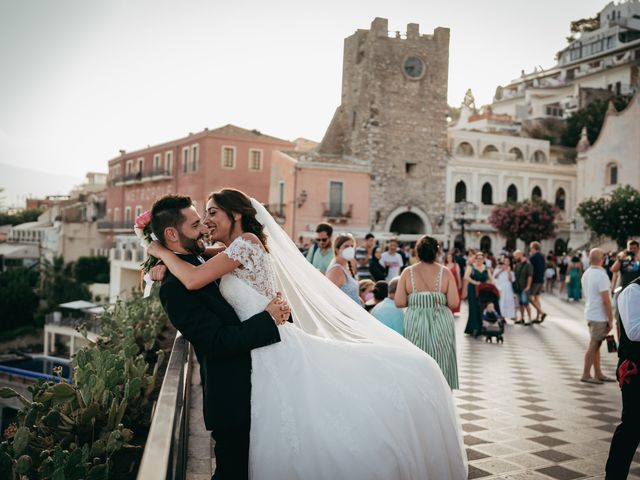 Il matrimonio di Chiara e Massimo a Taormina, Messina 120