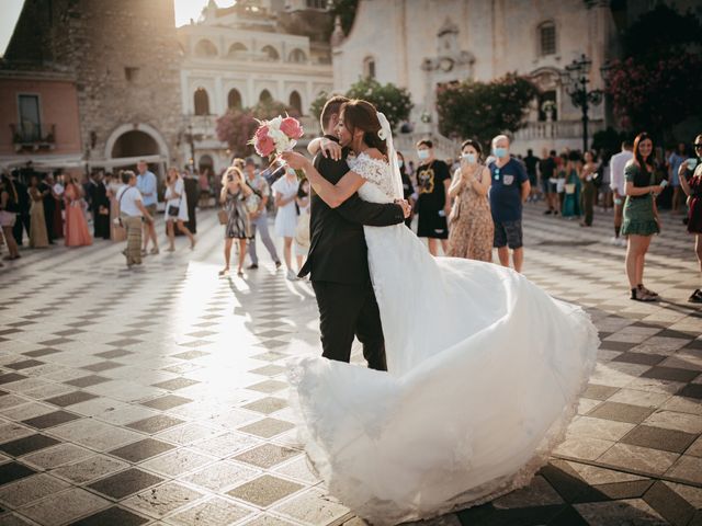 Il matrimonio di Chiara e Massimo a Taormina, Messina 198