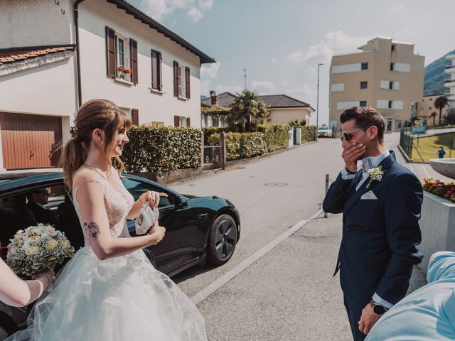 Il matrimonio di Sacha e Cecilia a Melide, Ticino 4