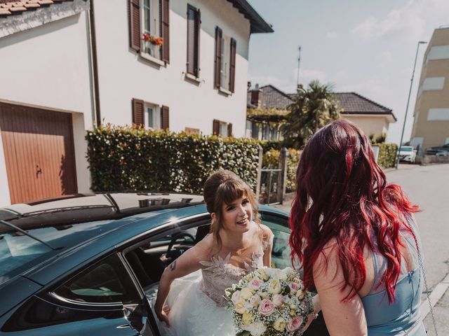 Il matrimonio di Sacha e Cecilia a Melide, Ticino 7