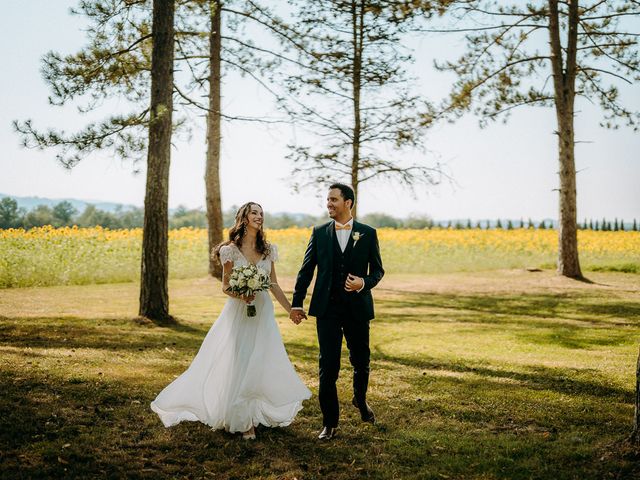 Il matrimonio di Sixtine e Walid a Chiusdino, Siena 39