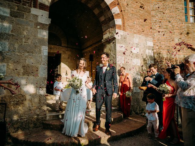 Il matrimonio di Sixtine e Walid a Chiusdino, Siena 66