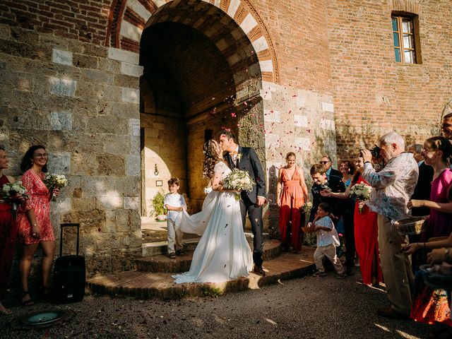 Il matrimonio di Sixtine e Walid a Chiusdino, Siena 67
