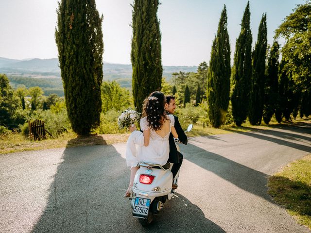 Il matrimonio di Sixtine e Walid a Chiusdino, Siena 74