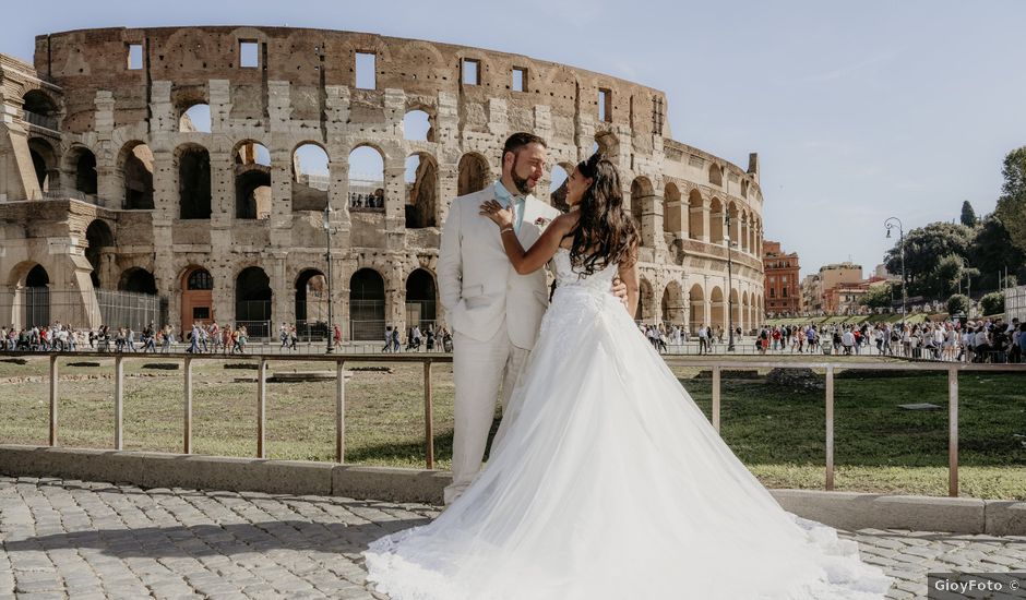 Il matrimonio di Giulio e Yendy a Roma, Roma