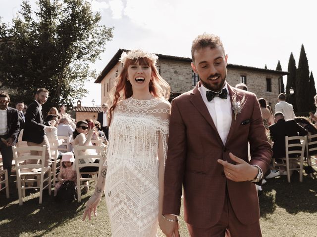 Il matrimonio di Matteo e Martina a Castelnuovo Berardenga, Siena 32