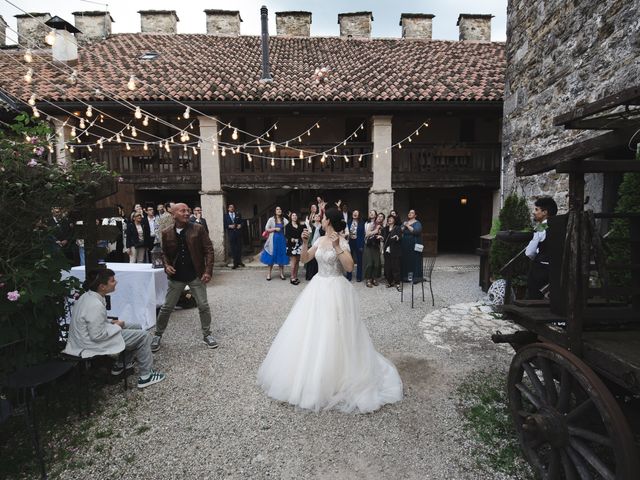 Il matrimonio di Gianfilippo e Elisa a Mel, Belluno 78