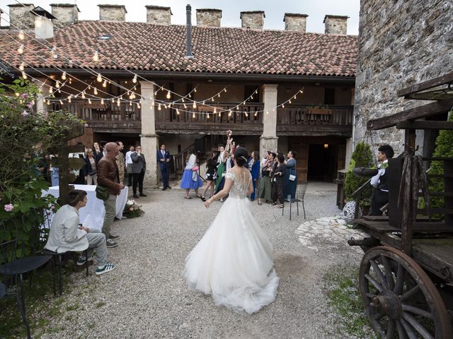 Il matrimonio di Gianfilippo e Elisa a Mel, Belluno 79