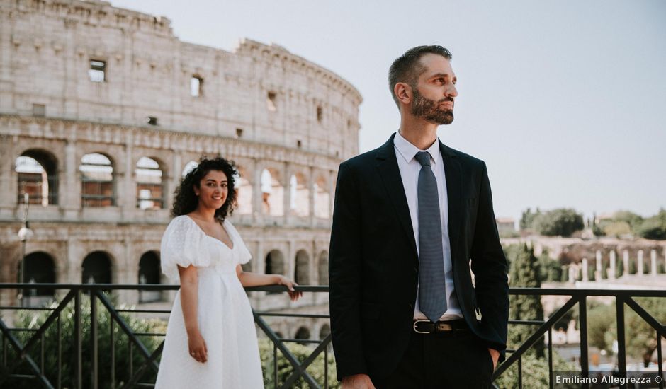 Il matrimonio di Youssra e Ivano a Grottaferrata, Roma