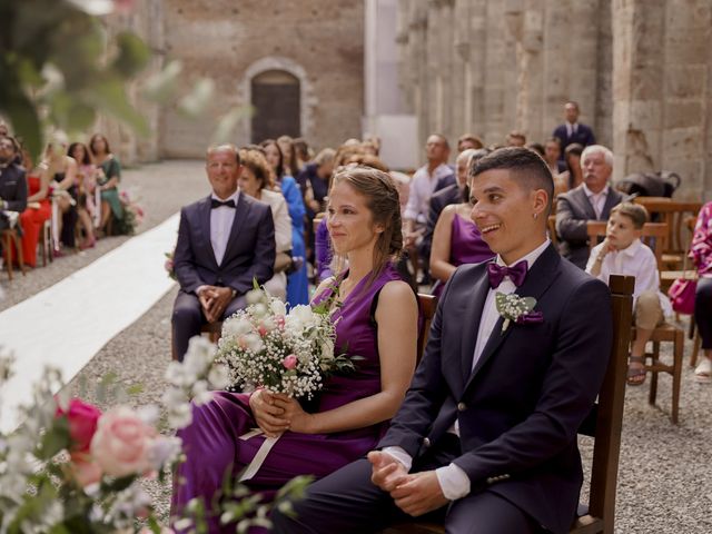 Il matrimonio di Daniele e Sofia a Chiusdino, Siena 35