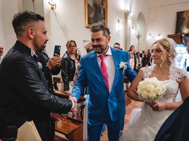 Il matrimonio di Nico e Denise a Montaione, Firenze 24