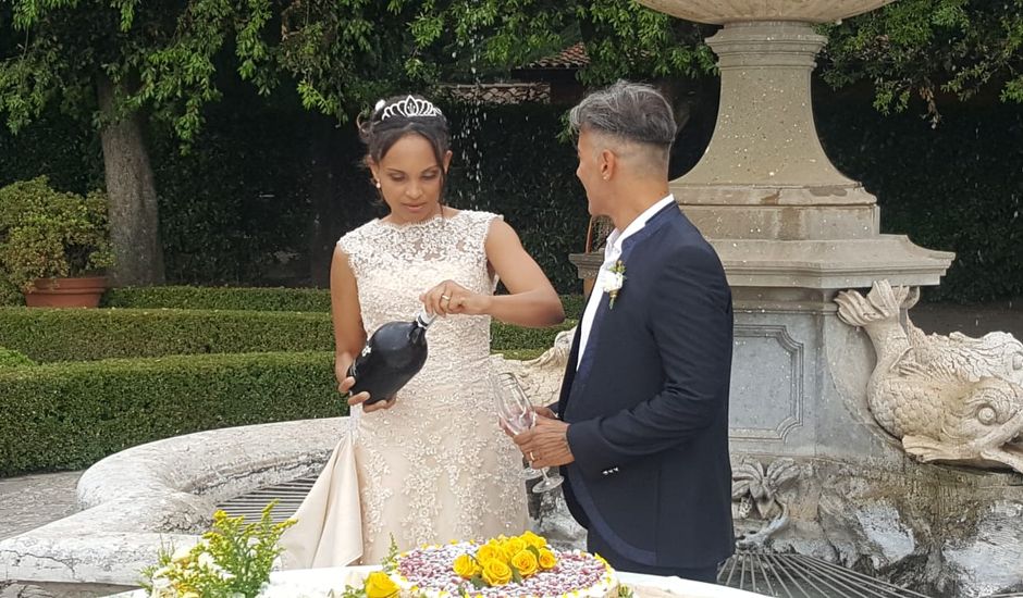 Il matrimonio di Alessandro e Kayiba a Frascati, Roma