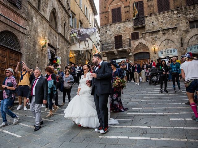 Il matrimonio di Massimiliano e Elena a Siena, Siena 74