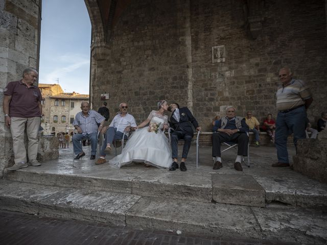 Il matrimonio di Andrea e Giada a San Gimignano, Siena 50