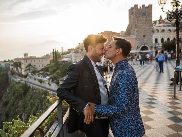 Il matrimonio di Marco e Piero a Taormina, Messina 95