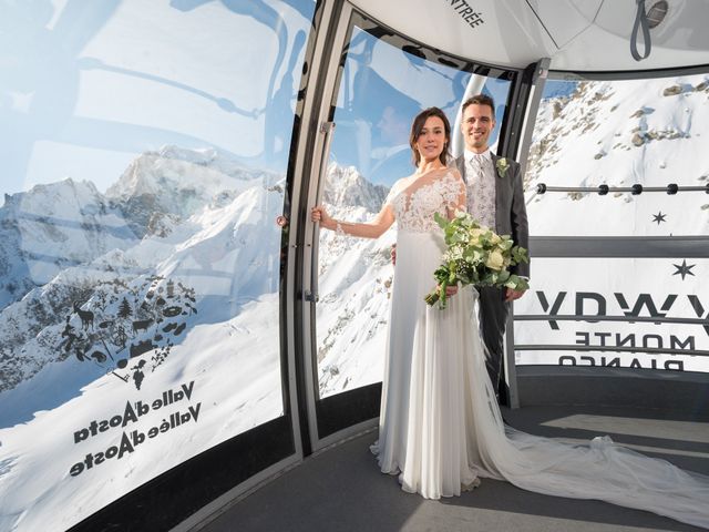 Il matrimonio di Viviana e Simone a Courmayeur, Aosta 37