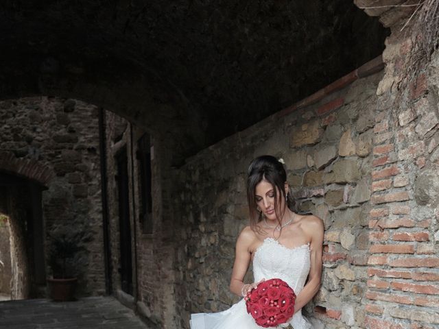 Il matrimonio di Linda e Alessio a Anghiari, Arezzo 34
