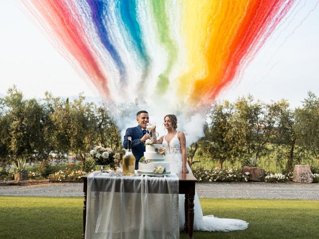 Il matrimonio di Davide  e Valentina  a Corte Franca, Brescia 15