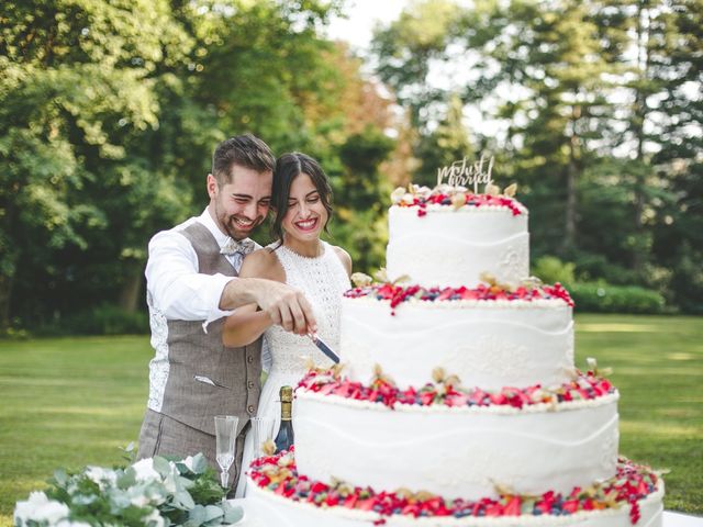Il matrimonio di Davide e Erika a Comignago, Novara 147
