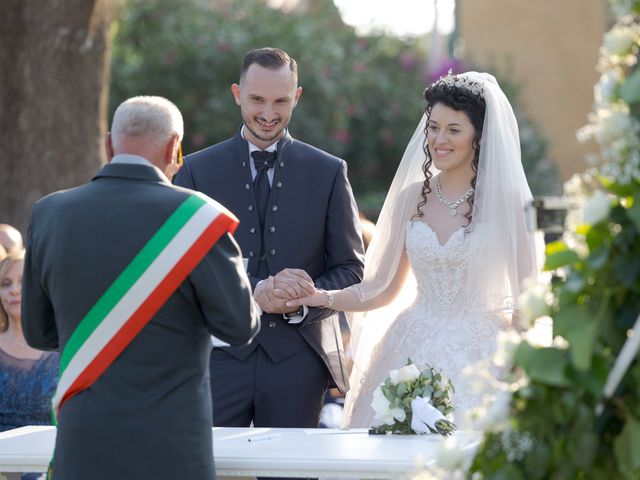 Il matrimonio di Domizia e Alessandro a Fiumicino, Roma 58