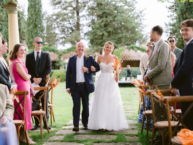Il matrimonio di Christopher e Alena a Montespertoli, Firenze 33