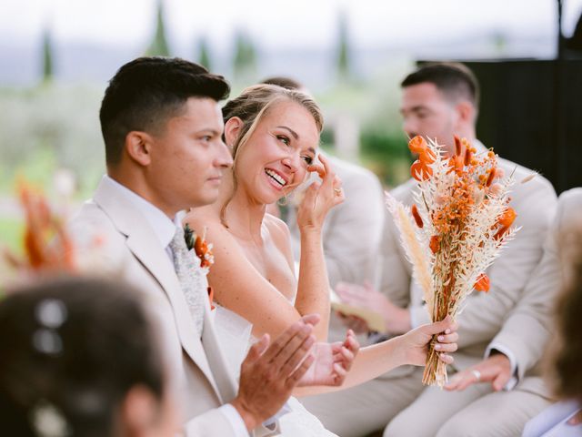 Il matrimonio di Christopher e Alena a Montespertoli, Firenze 40