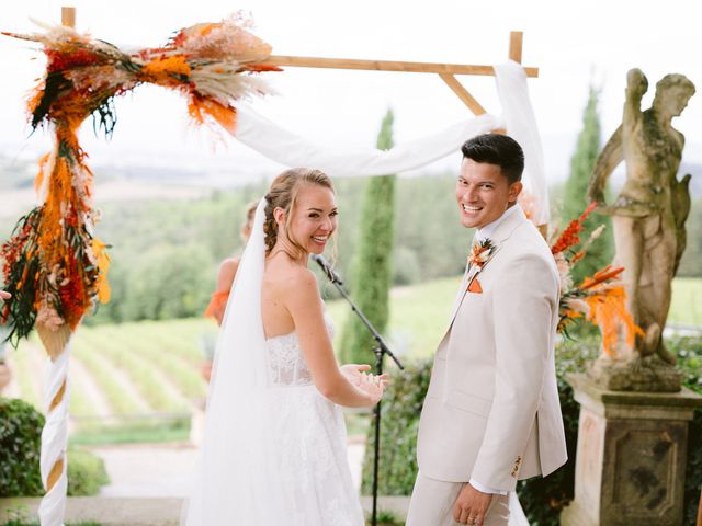 Il matrimonio di Christopher e Alena a Montespertoli, Firenze 48