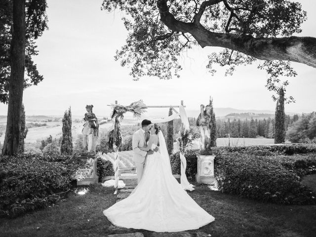 Il matrimonio di Christopher e Alena a Montespertoli, Firenze 1
