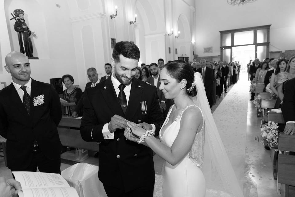 Le nozze di Federico e Melania