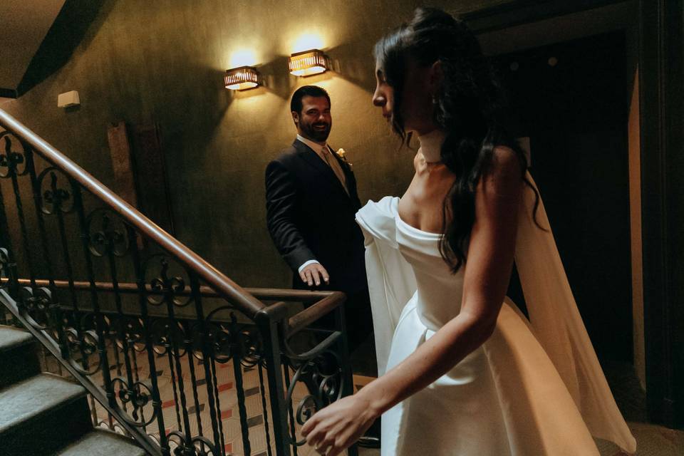 Le nozze di Stéphanie e Nicolas