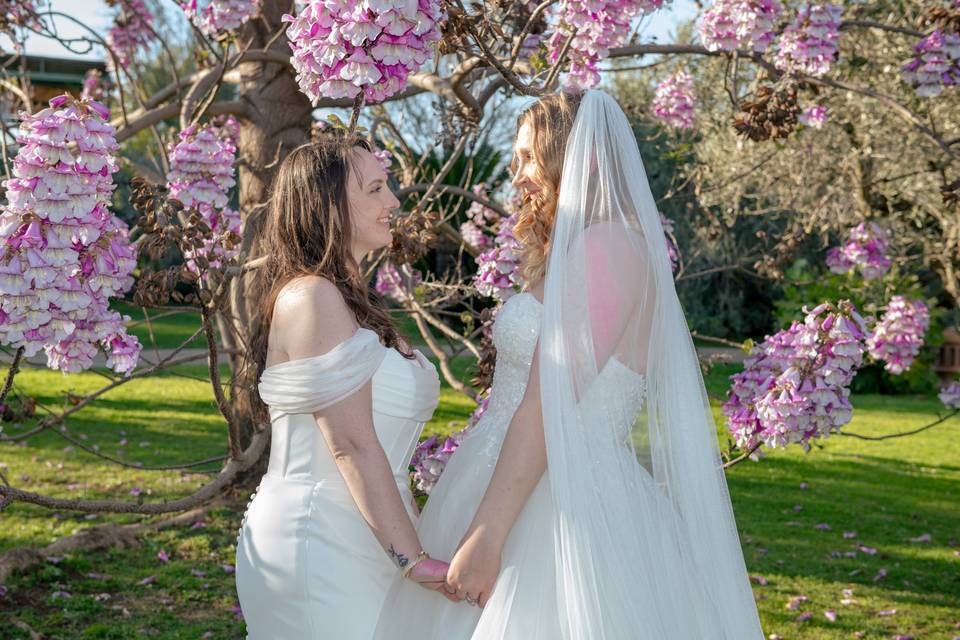 Le nozze di Alexandra e Elle