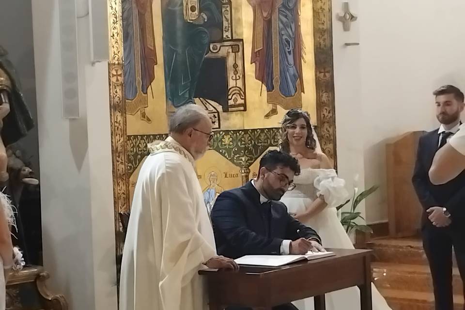 Le nozze di Nicola Mongi  e Anastasia Destro