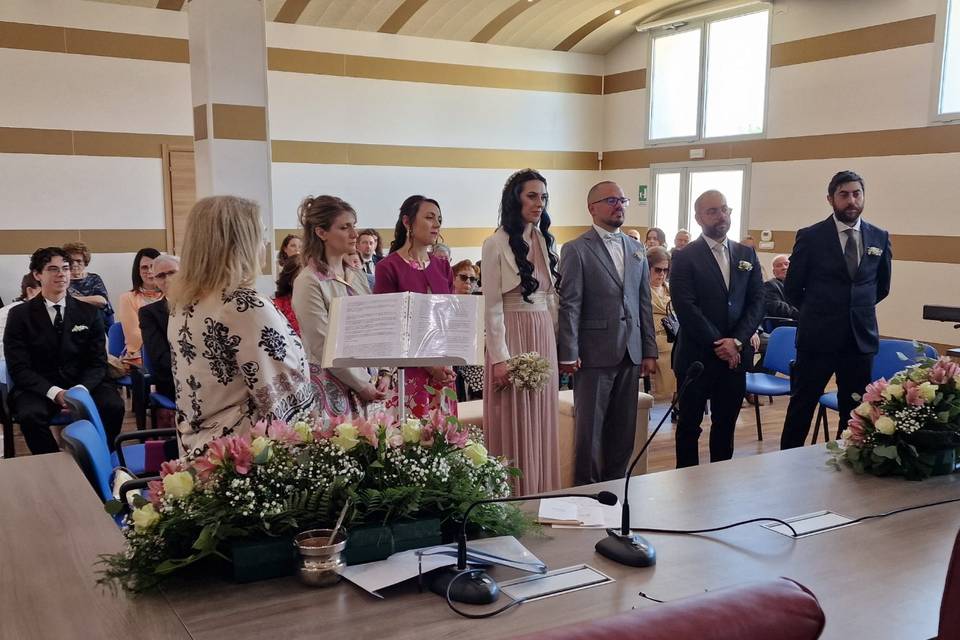 Le nozze di Emanuela e Jonatas