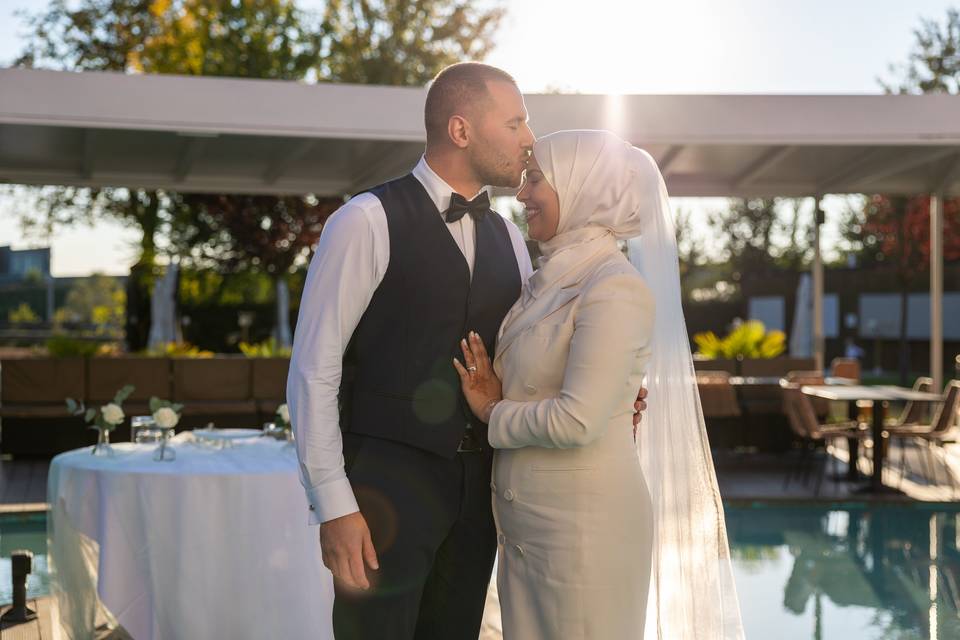 Le nozze di Hasnaa e Mirko