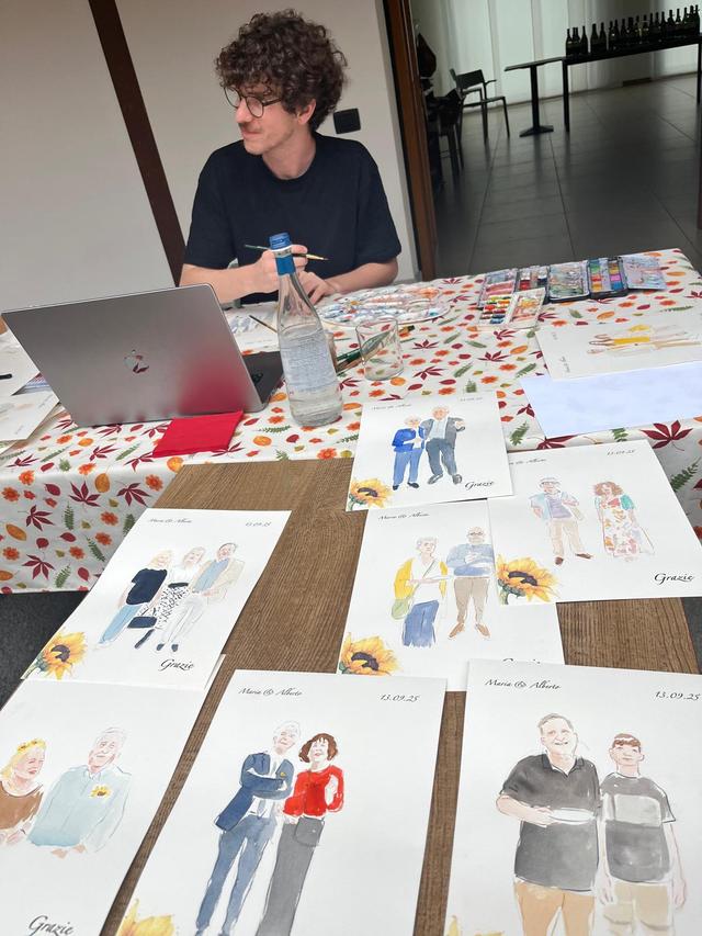 Ritratti e caricature Roberto Grasso - 2
