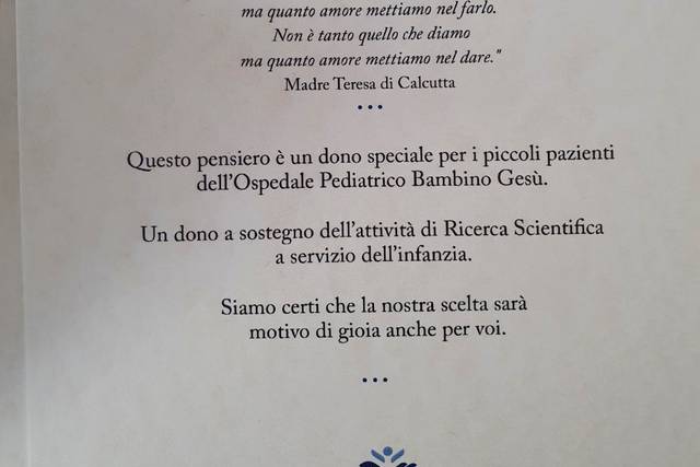 Fondazione Bambino Gesù 4