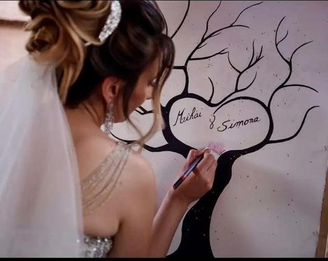 Live Wedding Painting - Sandrine Charraut Art - 4