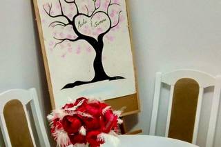 Live Wedding Painting - Sandrine Charraut Art - 10