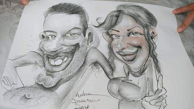 Andrea Damiani caricature - 3