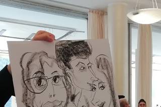 Bruno Faletti caricature - 1