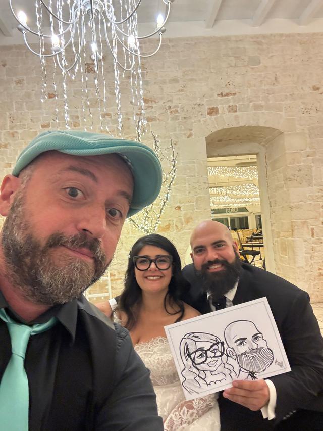 Michelangelo Manente Caricature - 2