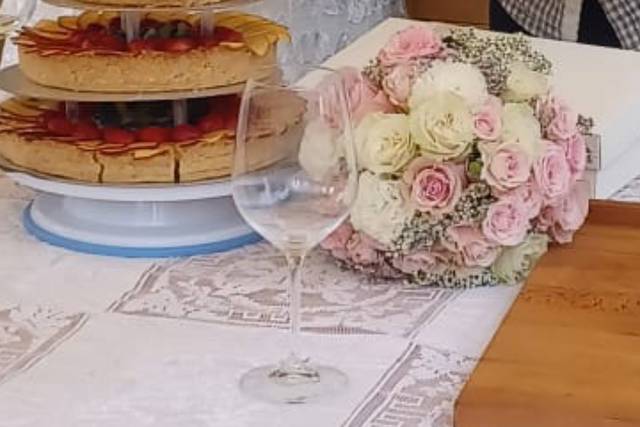Topper di matrimonio di Caramel's Cake 1