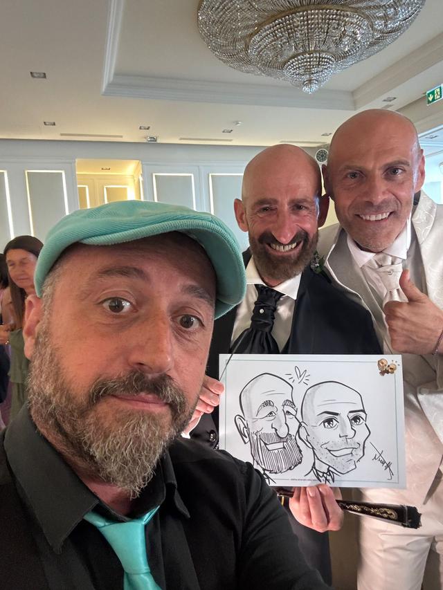 Michelangelo Manente Caricature - 3